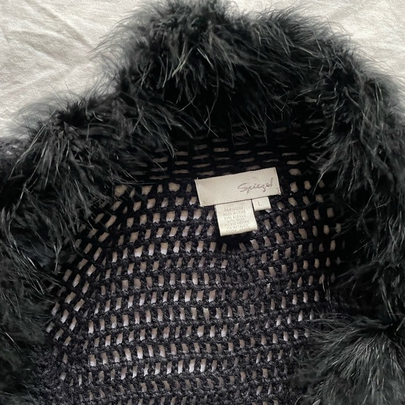 Vintage Spiegel Maribou Feather Shrug - Picture 6 of 11